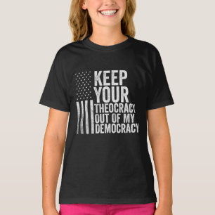 T-shirt Garde ta théocratie Notre de ma démocratie Harris