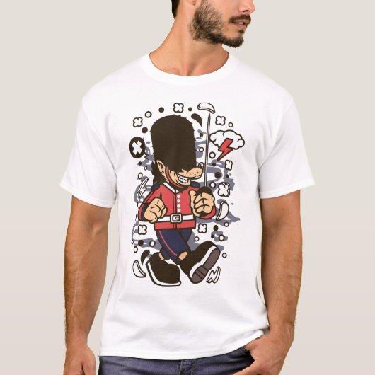 T-shirt Garde Wolf london (Devant)