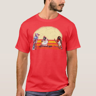 T-shirt Garden Birds Retro 1