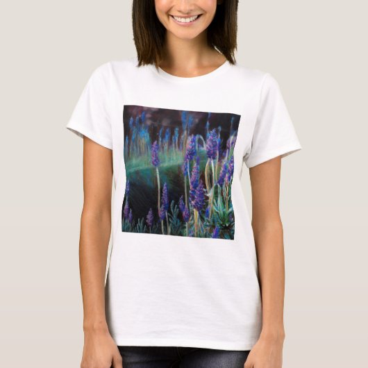 T-shirt Garden By the Pond at Twilight (Devant)