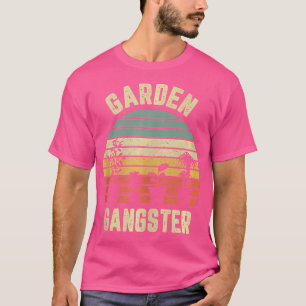 T-shirt Garden Gangster Shirt Retro Vintage Cadeau Funny G