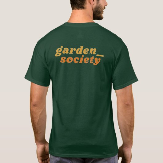 T-shirt Garden Society- Grunge logo (Dos)