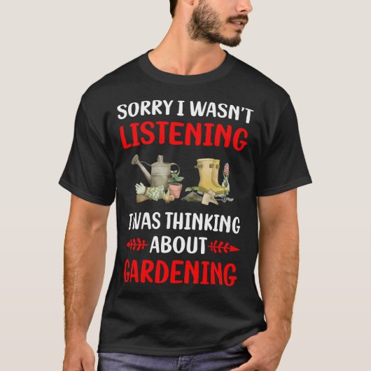T-shirt Gardener de jardinage (Devant)