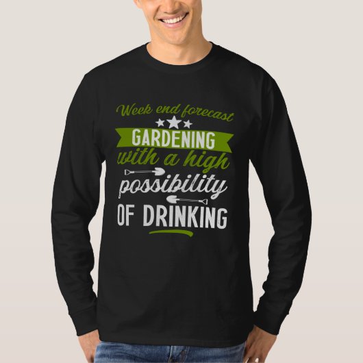 T-shirt Gardening   gardener outfit drinking men  1 (Devant)