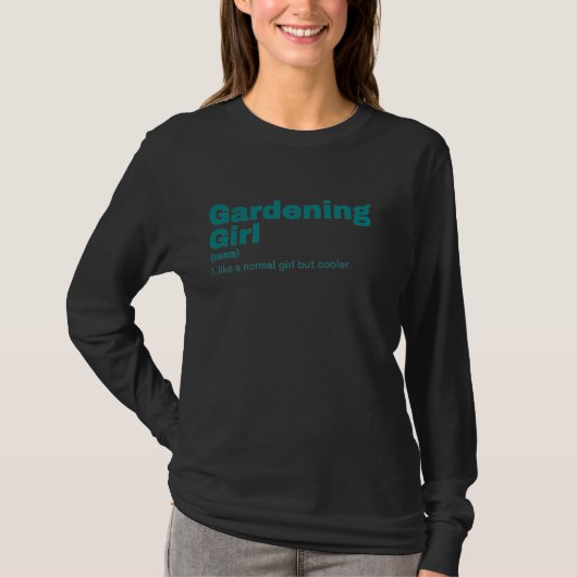 T-shirt Gardening Girl (Devant)