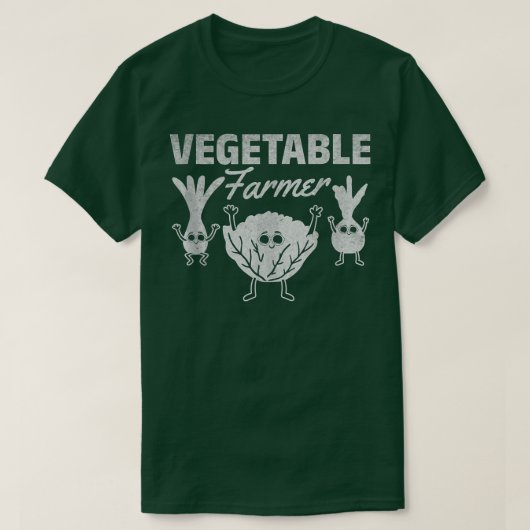 T-shirt Gardening Vegetables Gardener Funny Vegetable Farm (Design devant)