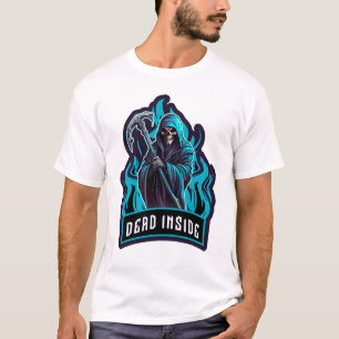 T-shirt Garder ça Grim mort à l'intérieur drôle cadeau gra