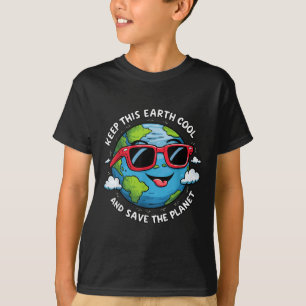 T-shirt Garder ce Jour des terres Cool de la Terre
