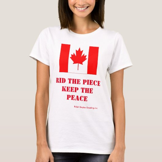 T-SHIRT GARDER LA PAIX (Devant)