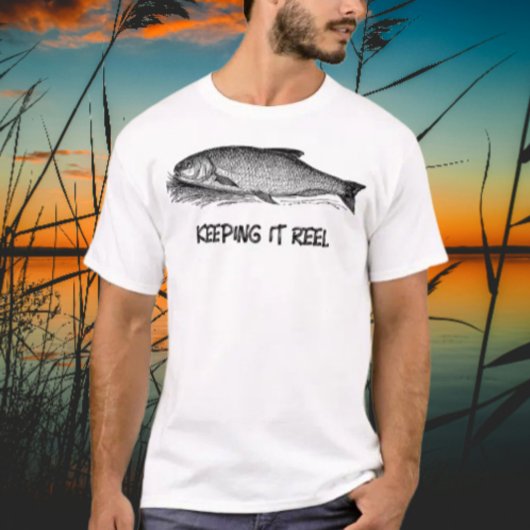 T-shirt Garder la pêche