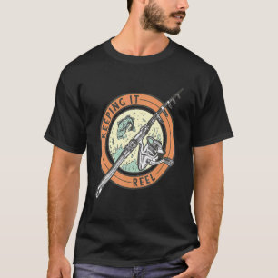 T-shirt Garder la pêche Papa pêcheur