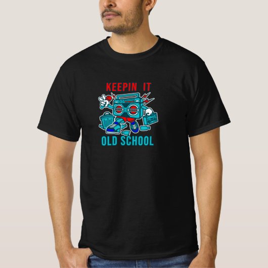 T-shirt Garder l'ancienne école (Devant)