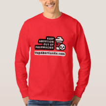 "Garder l'avortement hors de" Long-Sleeve Tee Stop