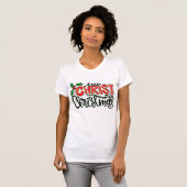 T-shirt Garder le Christ à Noël (Devant entier)