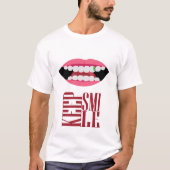 T-shirt garder le sourire (Devant)