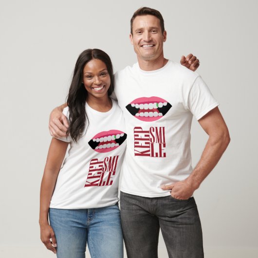 T-shirt garder le sourire (Unisexe)