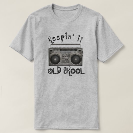 T-shirt Garder le vieux skool (Design devant)