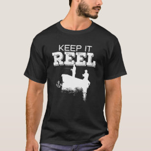 T-shirt Garder Reel Pêche Hotte Papa Grand-père Pêcheur