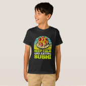 T-shirt garder son calme et manger des sushis (Devant entier)