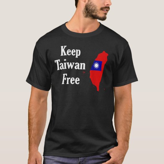 T-shirt Garder Taïwan libre (Devant)