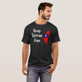 T-shirt Garder Taïwan libre (Devant entier)