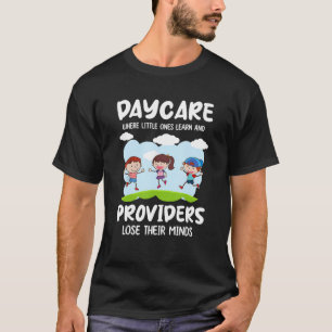 T-shirt Garderie d'enfants Fournisseur de garderies Enseig