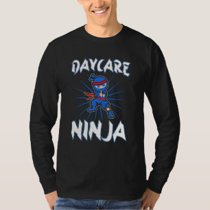 T-shirt Garderie Ninja Nanny Enseignante en garderie