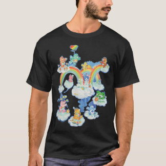 T-shirt Garderies Groupe Ours Nuage Et Arcs-En-Ciel