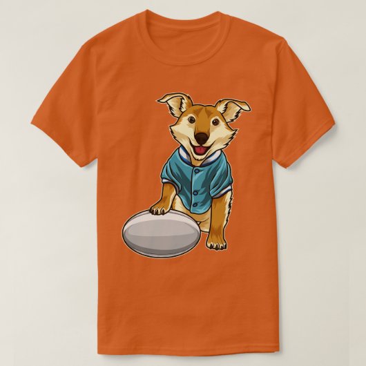 T-shirt Gardes de chien Rug (Design devant)