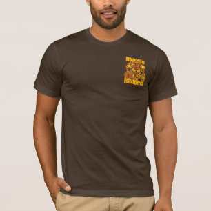 T-shirt Gardes forestières d'ukulélé chantant le logo d