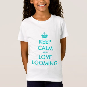T-Shirt Gardez calme et l'amour chemise pour les enfants