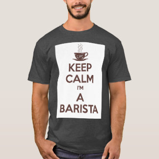 T-shirt Gardez calme Ix27m un barista 2