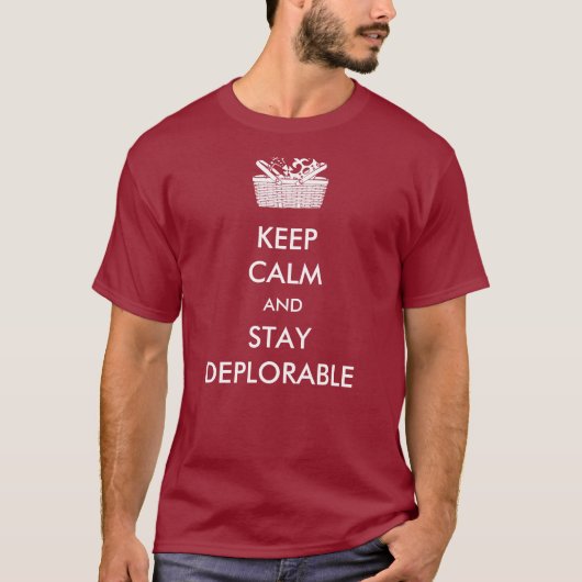 T-shirt Gardez Deplorables calme (Devant)