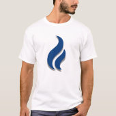 T-shirt Gardez la flamme bleue (Devant)