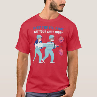 T-shirt Gardez la grippe à l'écart