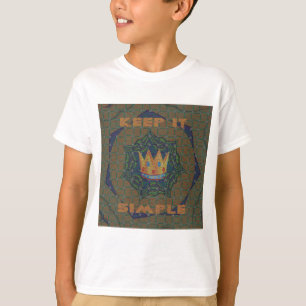 T-shirt Gardez la simplicité : le design Motif de la Clart
