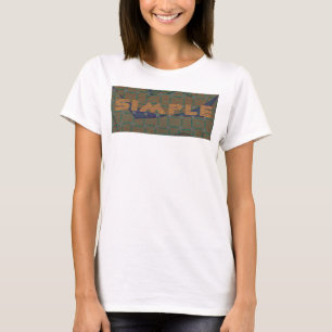 T-shirt Gardez la simplicité : le design Motif de la Clart