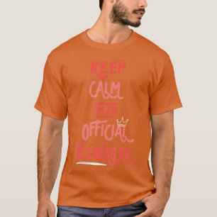 T-shirt Gardez le calme Anniversaire officiel nager 13e Fi