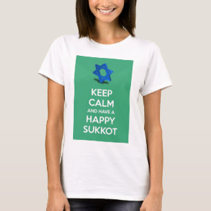 T-shirt Gardez le calme et ayez un Sukkot heureux