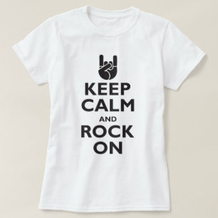 T-shirt Gardez le calme et basculez dessus