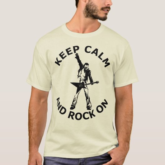 T-SHIRT GARDEZ LE CALME ET BASCULEZ DESSUS (Devant)