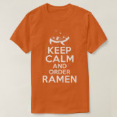 T-shirt Gardez Le Calme Et Commandez Ramen Lover 767 (Design devant)