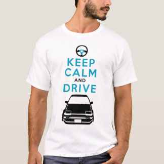 T-shirt Gardez le calme et conduisez - AE86- /version3