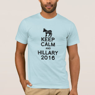 T-SHIRT GARDEZ LE CALME ET LA HILLARY 2016 - .PNG