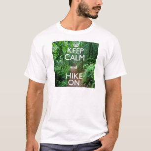 T-shirt Gardez le calme et la marche
