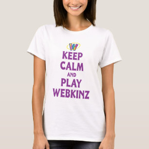 T-shirt Gardez le calme et le jeu Webkinz