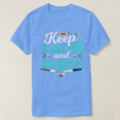 T-shirt Gardez le calme et le scrapbook sur Scrapbooking (Design devant)