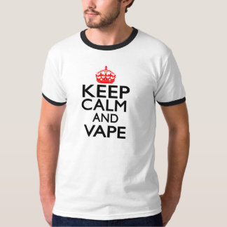 T-shirt Gardez le calme et le Vape