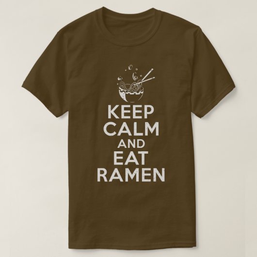 T-shirt Gardez Le Calme Et Mangez Ramen Lover 766 (Design devant)