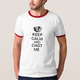 T-shirt Gardez le calme et moulez-moi !